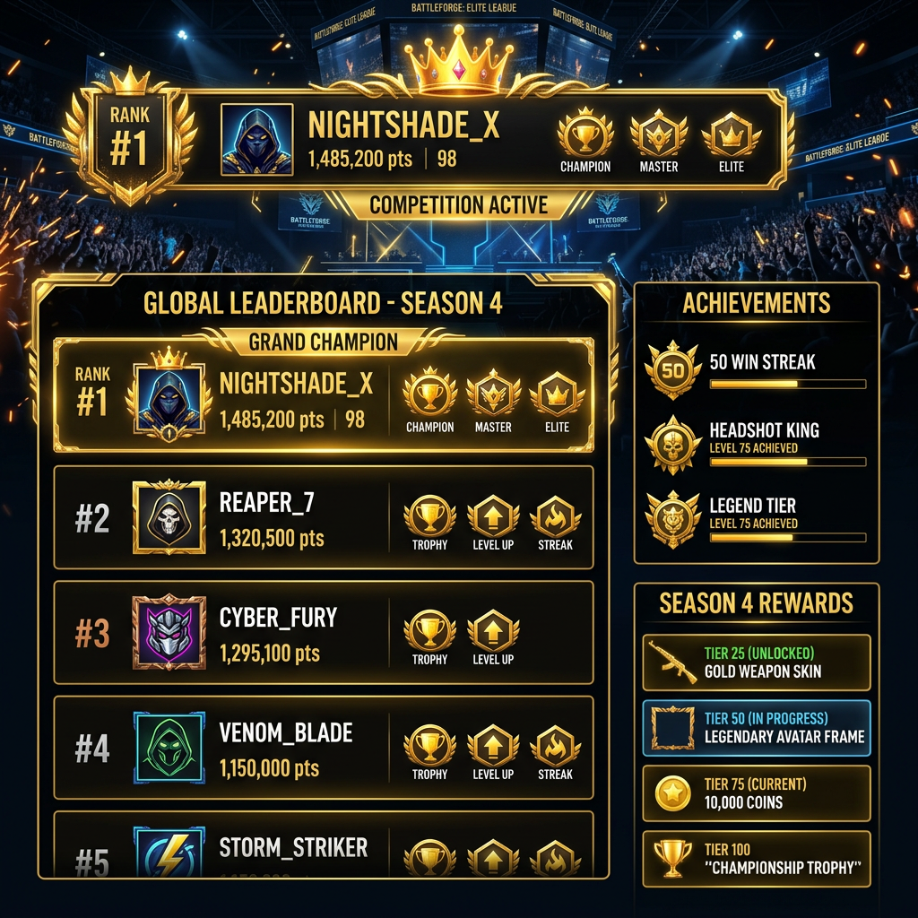 Gamification & Tiers