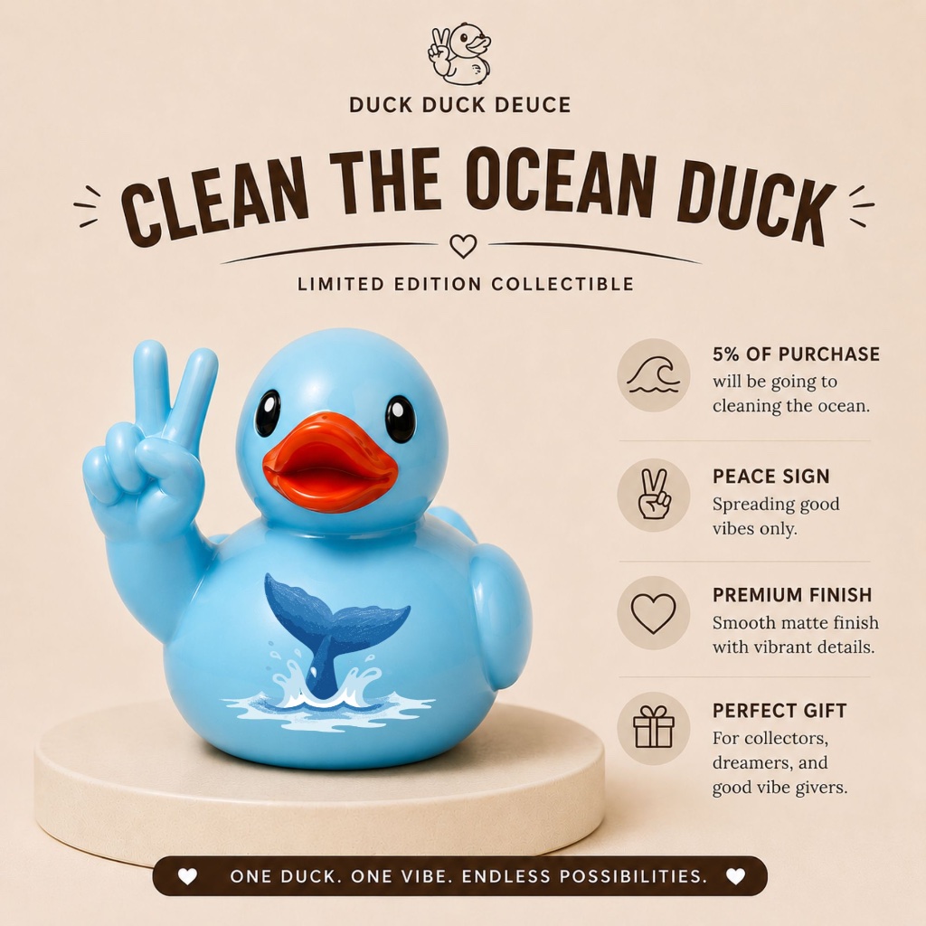 Clean The Ocean Duck