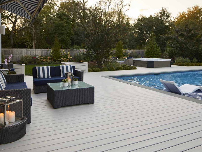 Terrasse piscine luxe