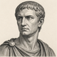Woodcut portrait of Cato the Younger, Roman Senator and Stoic philosopher who embodied the Holding Mode of honor under pressure