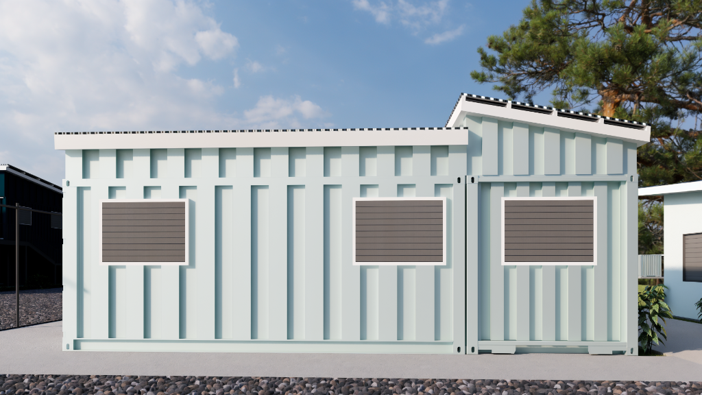 Food Lab & Cafeteria — Rear