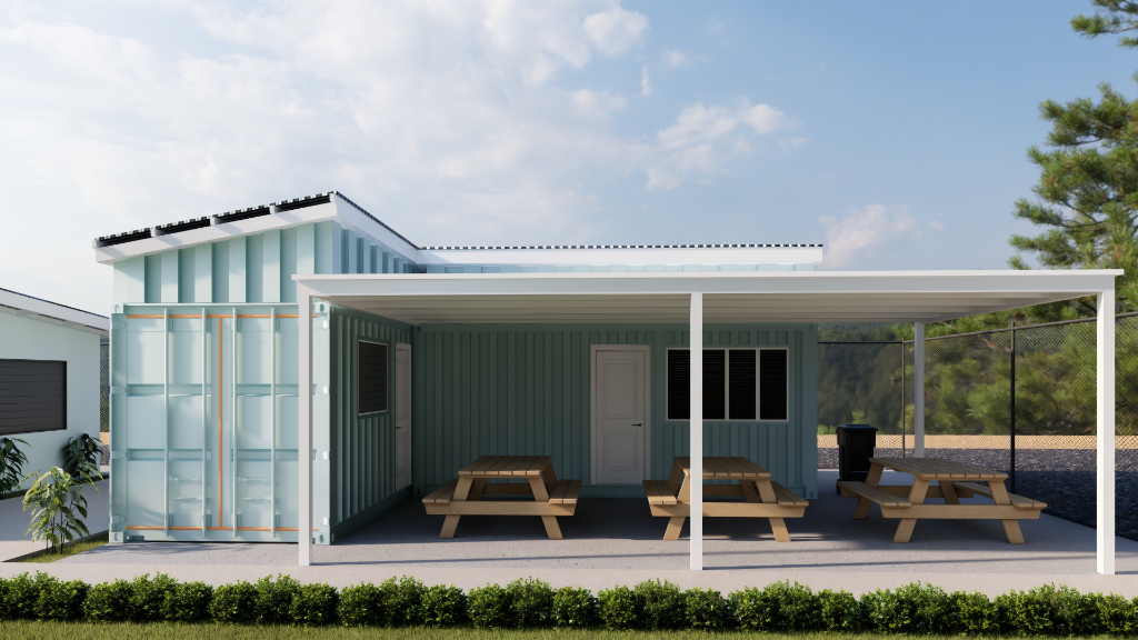 Food Lab & Cafeteria — Front