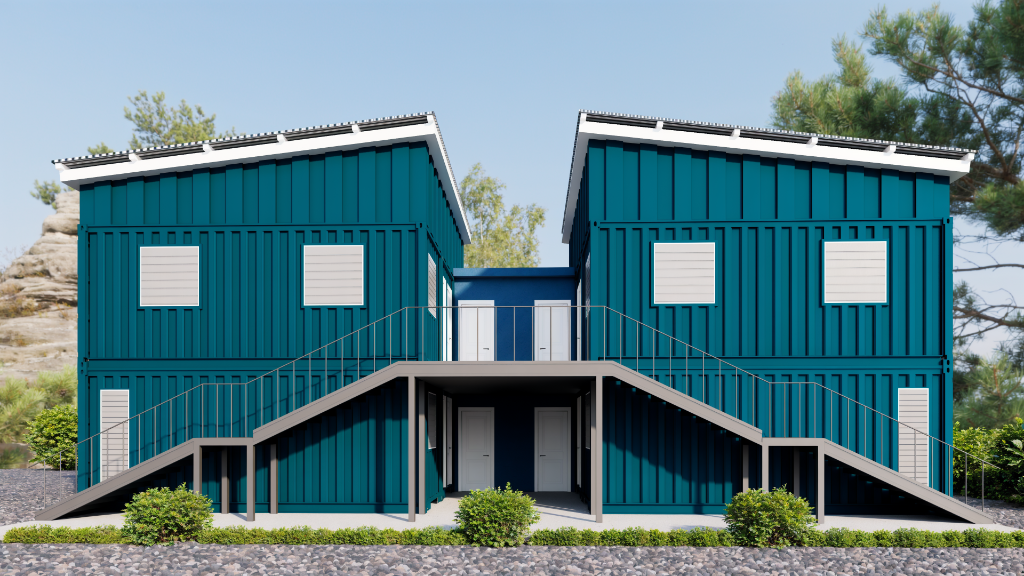 Two-Story Classroom — Front