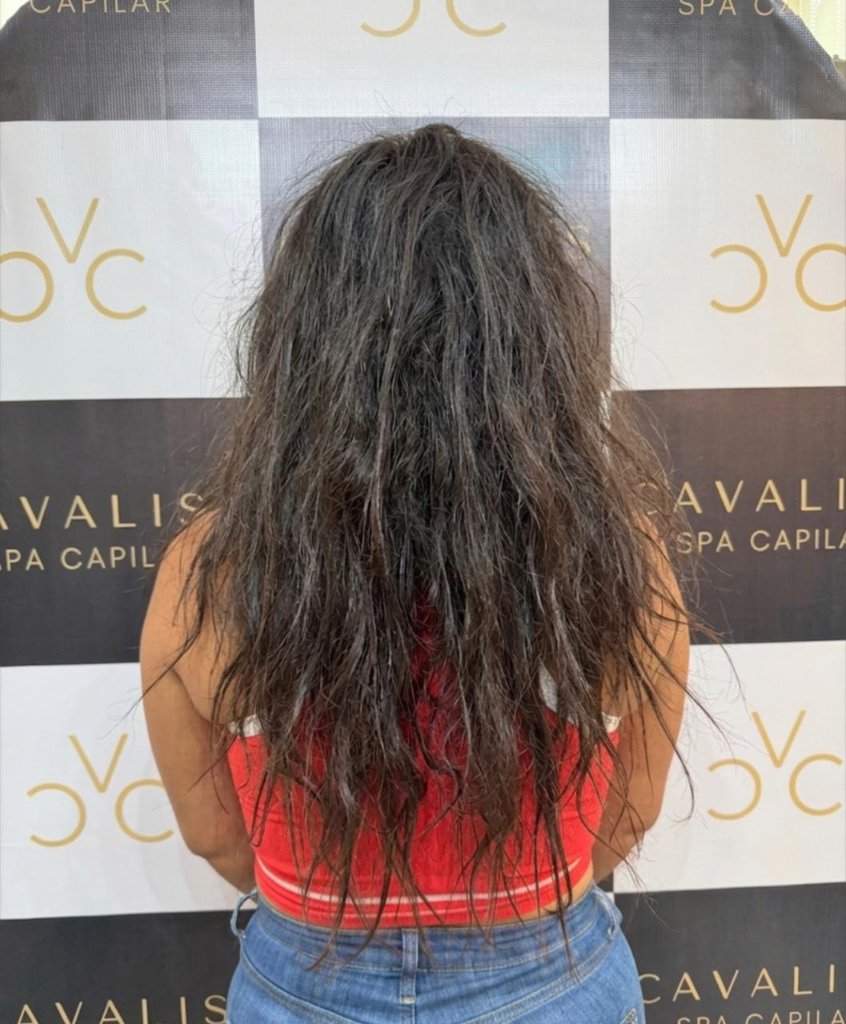 Antes — Luminoplastia Curly