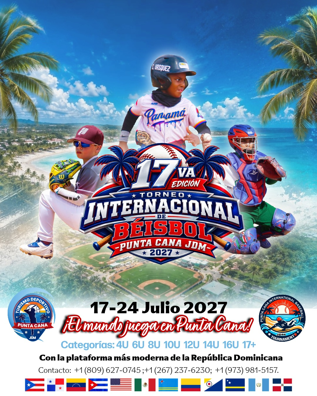 17va Edición Torneo Internacional de Béisbol Punta Cana JDM 2027
