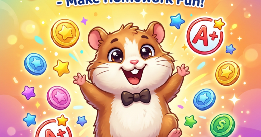 Homie the Hamster mascot waving hello