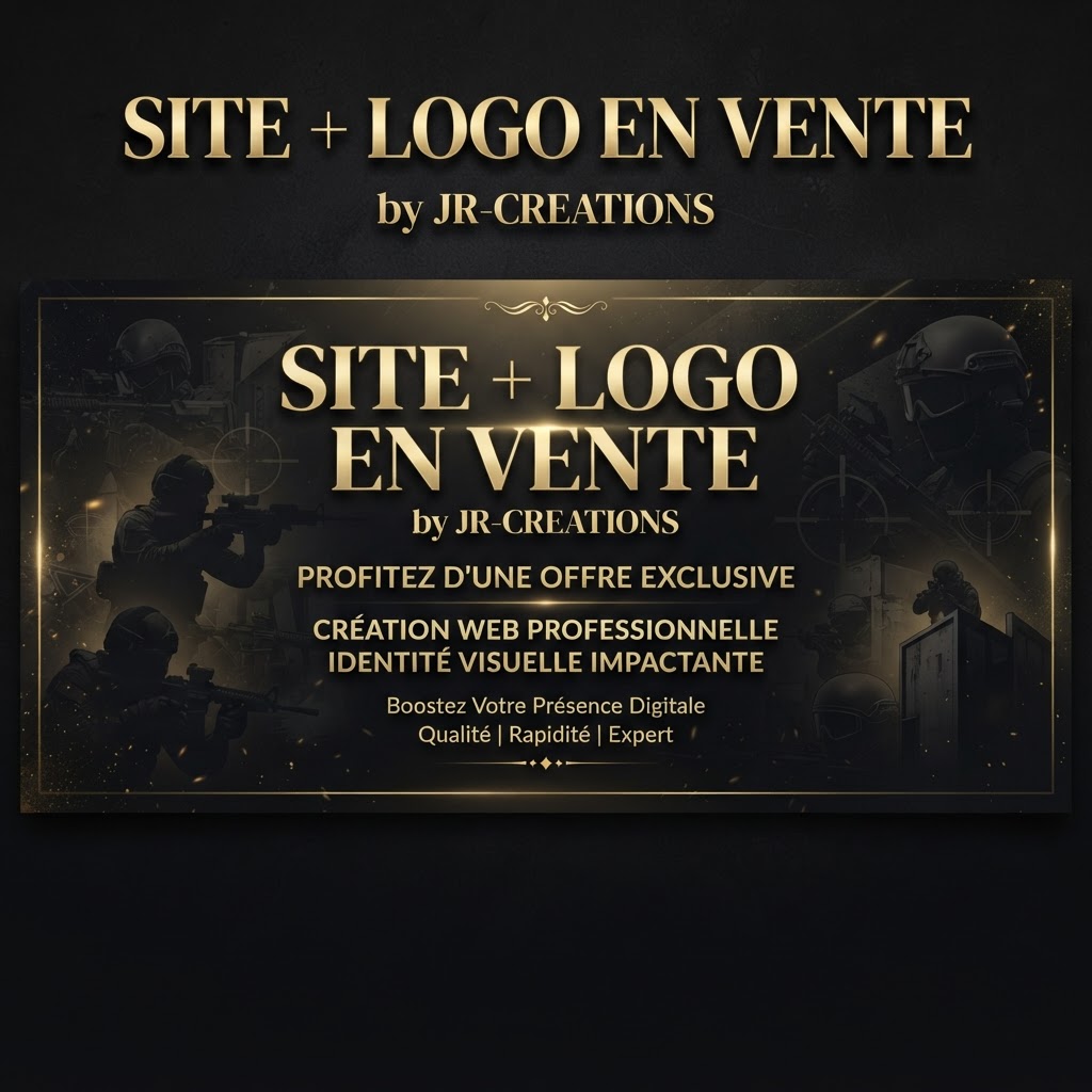 SITE + LOGO EN VENTE