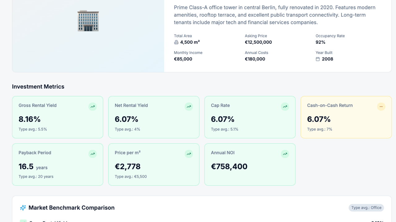 YieldDesk AI  template preview