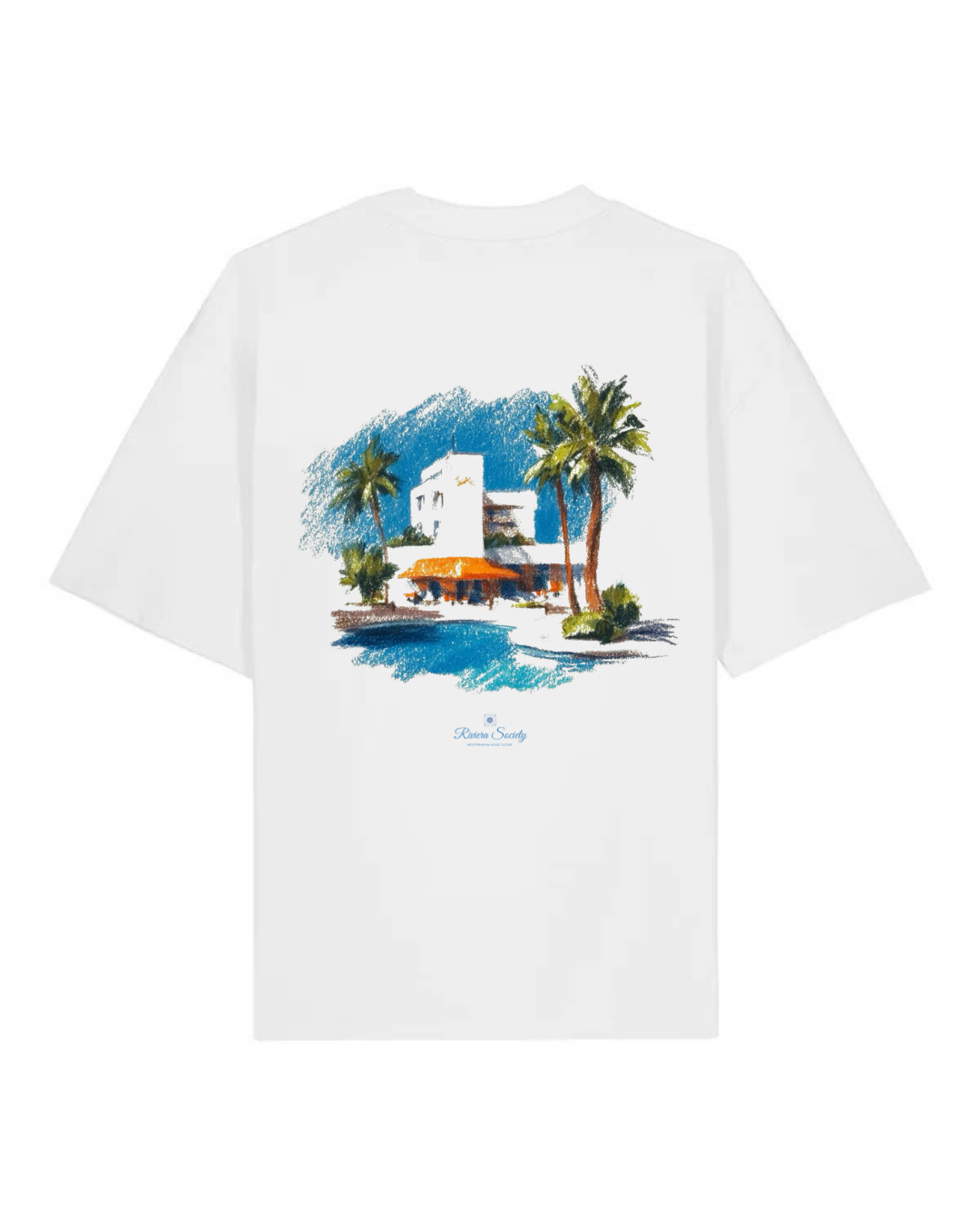 Riviera Pool — Oversized Tee