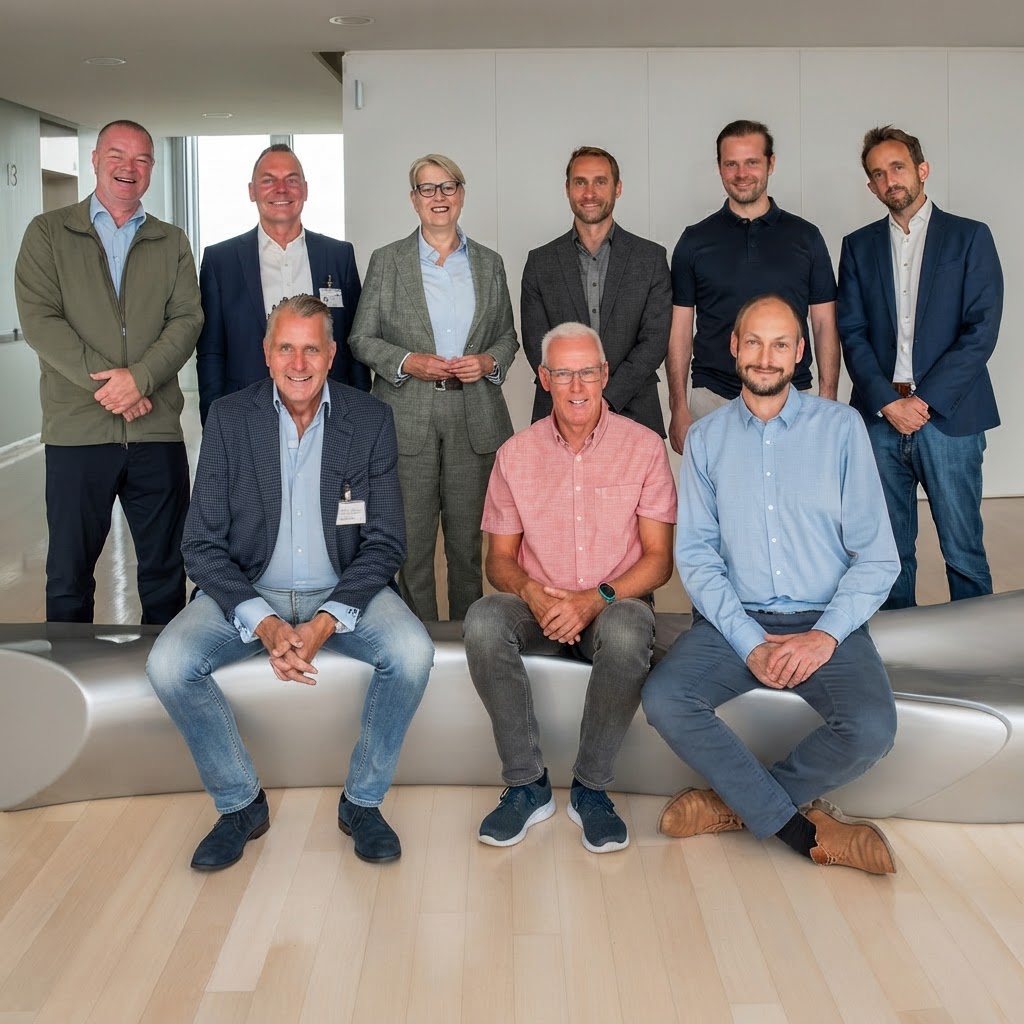 Skylance-Team und NRW.BANK bei der Beteiligung