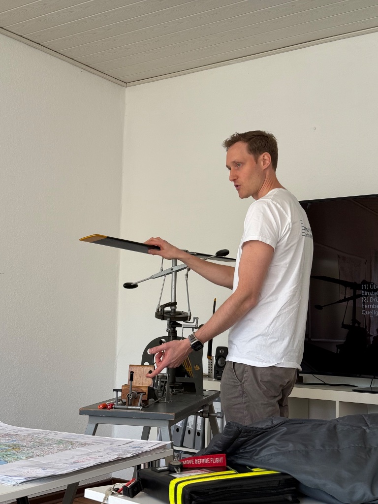 Patrick erklärt die Rotormechanik