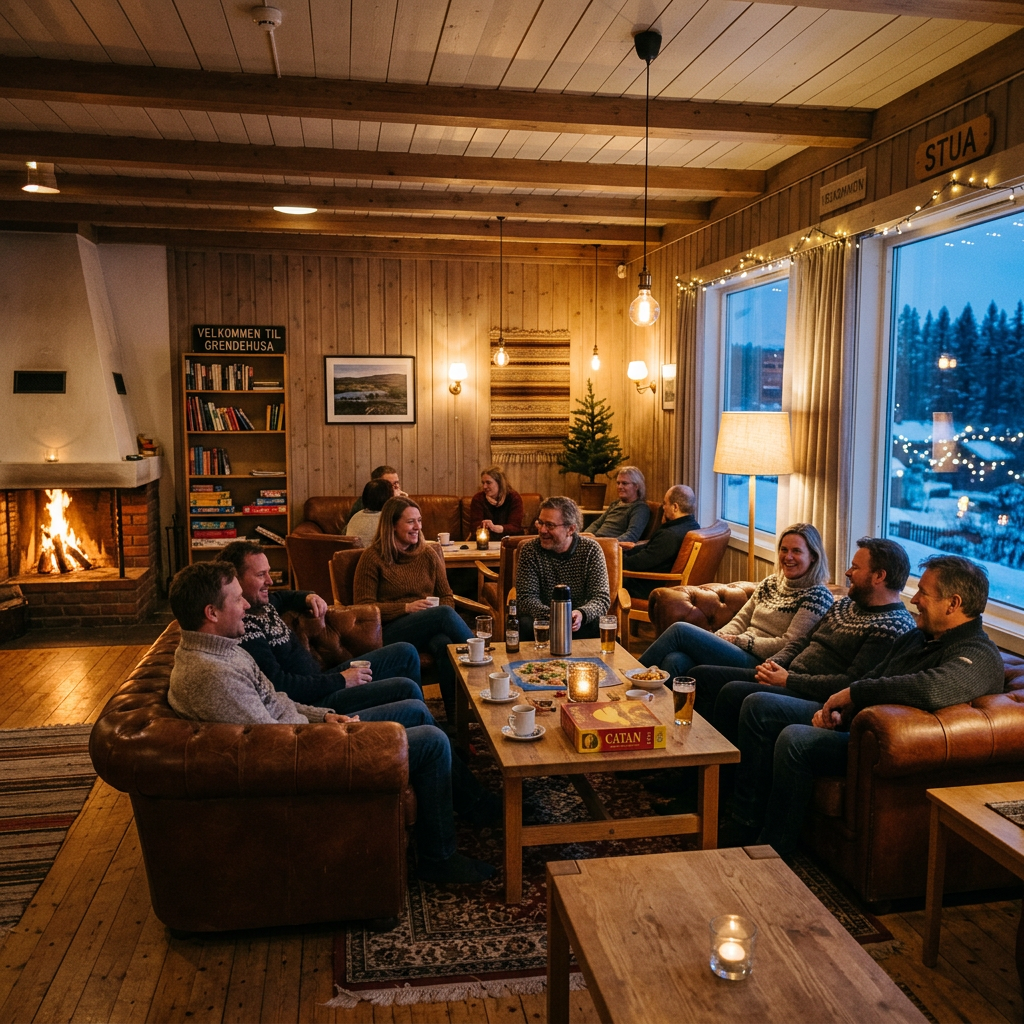 Lounge med sofaer