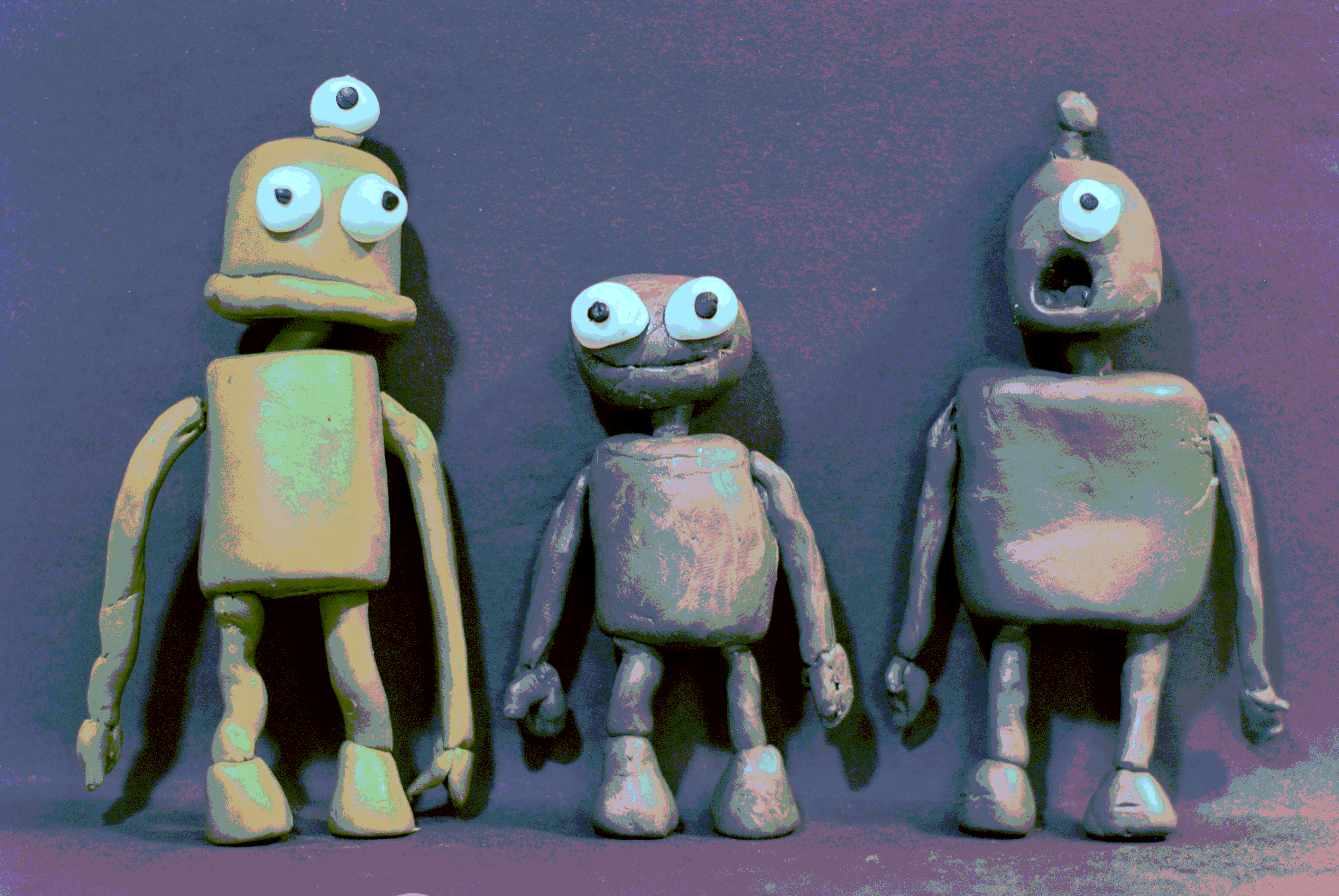 The three Brobot robots