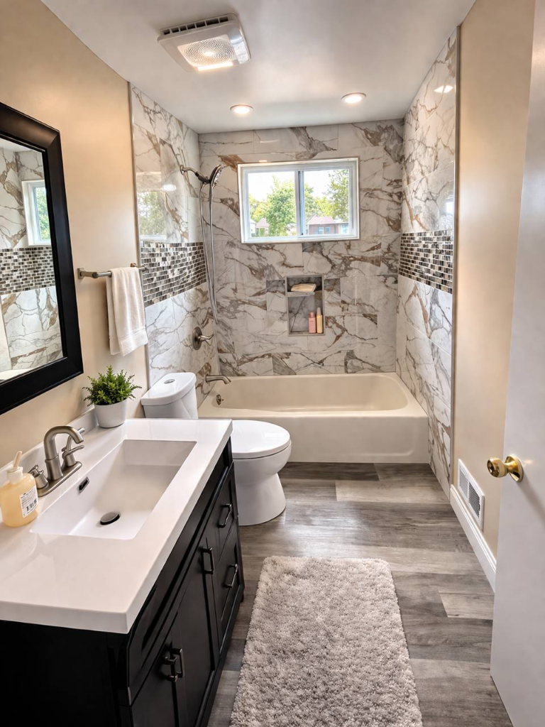 Modern Bathroom Deep Clean – Cincinnati, OH
