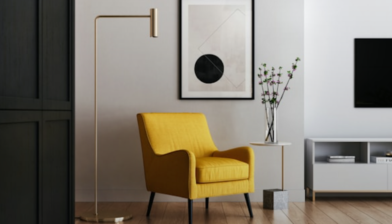 Professionally staged living space