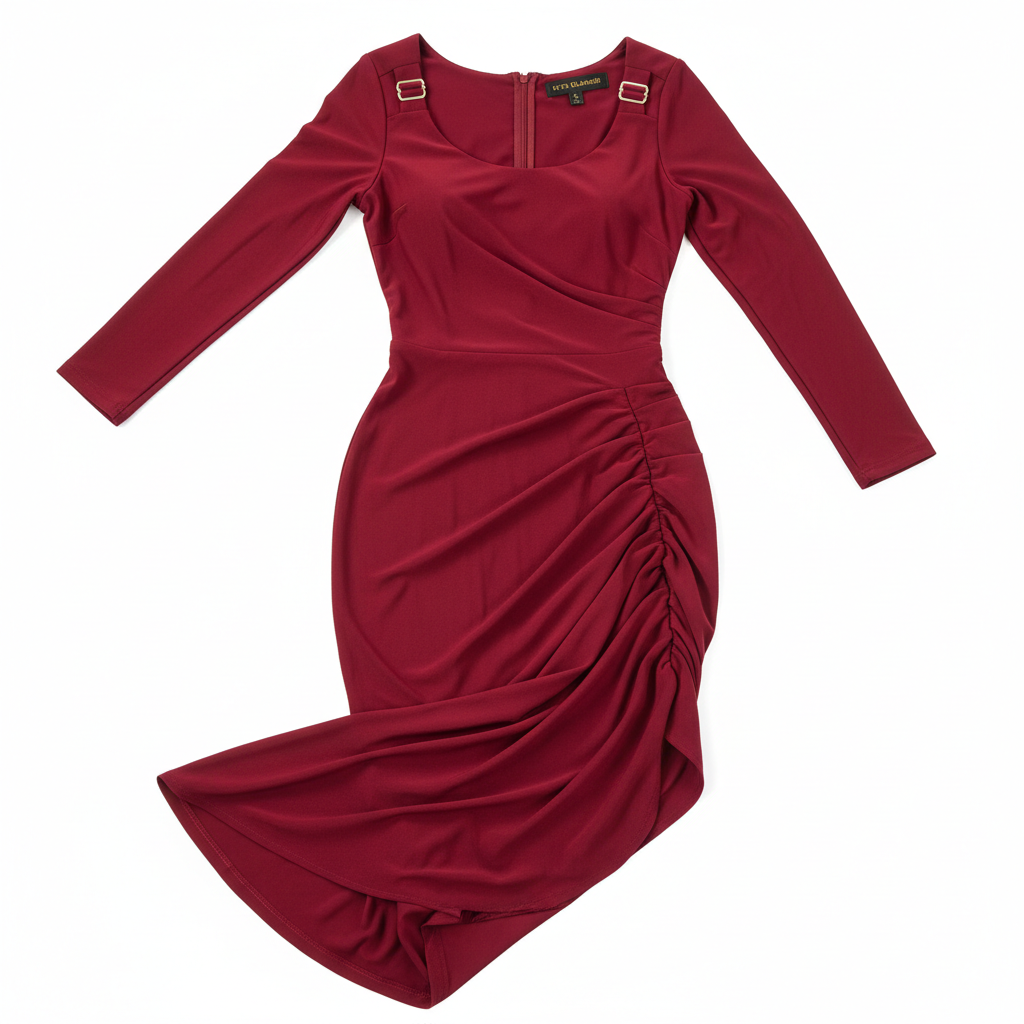 Rotes Cocktailkleid (Bodycon)