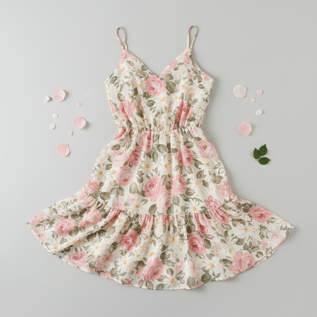 Blumiges Sommerkleid