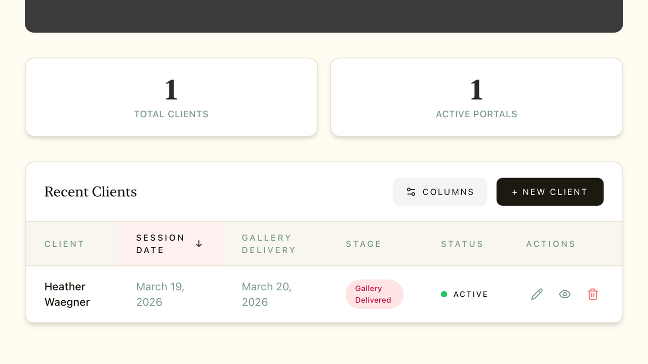 Academy 1 template preview