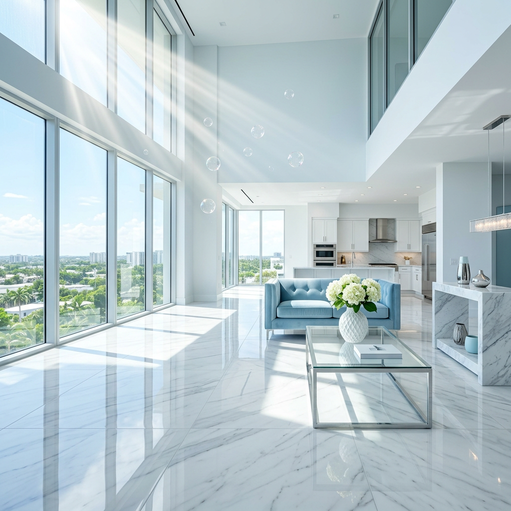Professional commercial cleaning team at work in Dublin