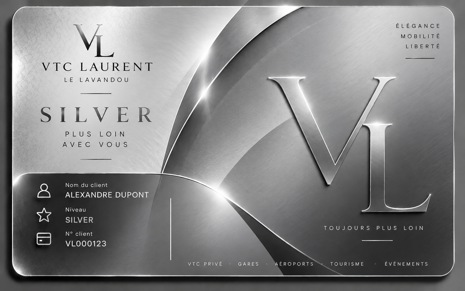 Carte fidélité Argent