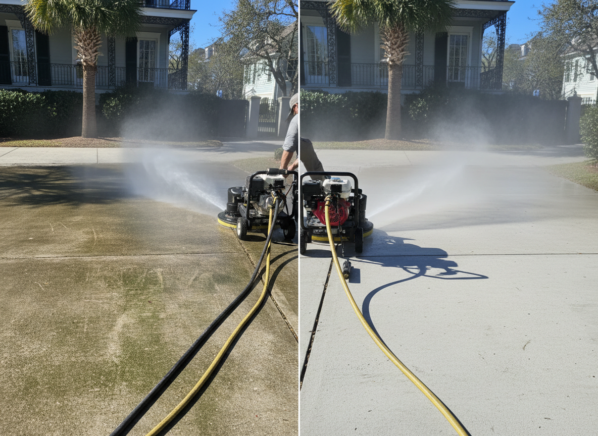 Professional pressure washing service in Charleston SC
