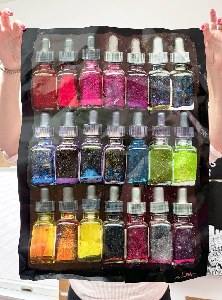 Creative Process - Big Brush & Ink Bottles 4