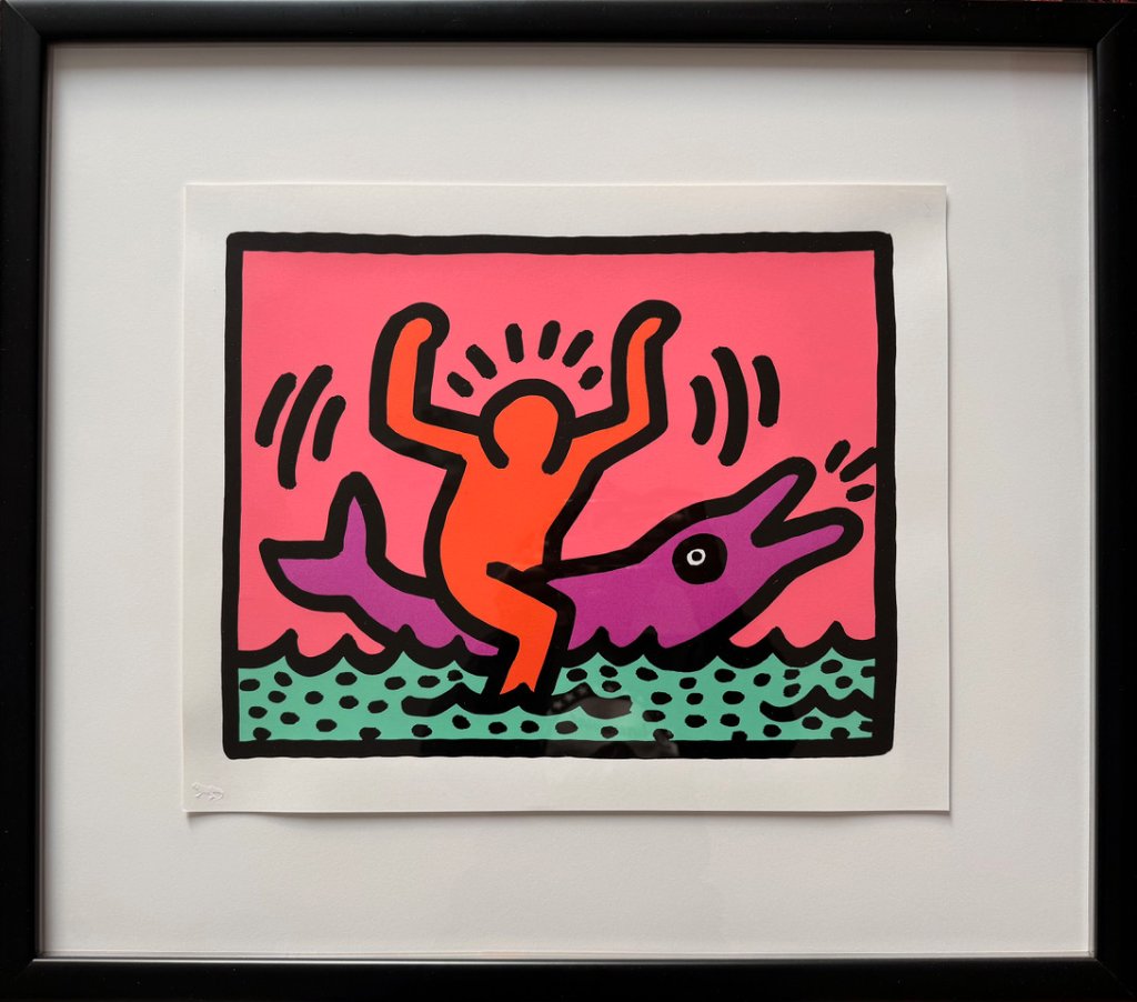 Keith Haring, Pop Shop V:B, 1989, screenprint edition 95/200