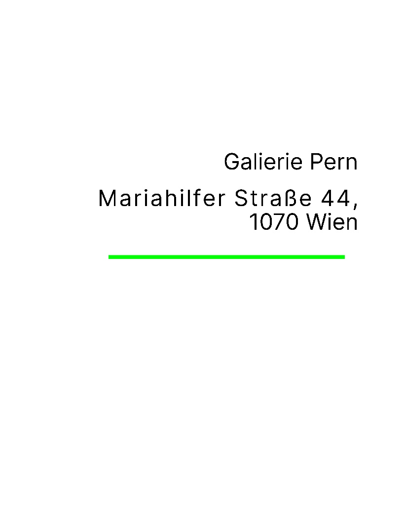 Galerie Pern · Standort