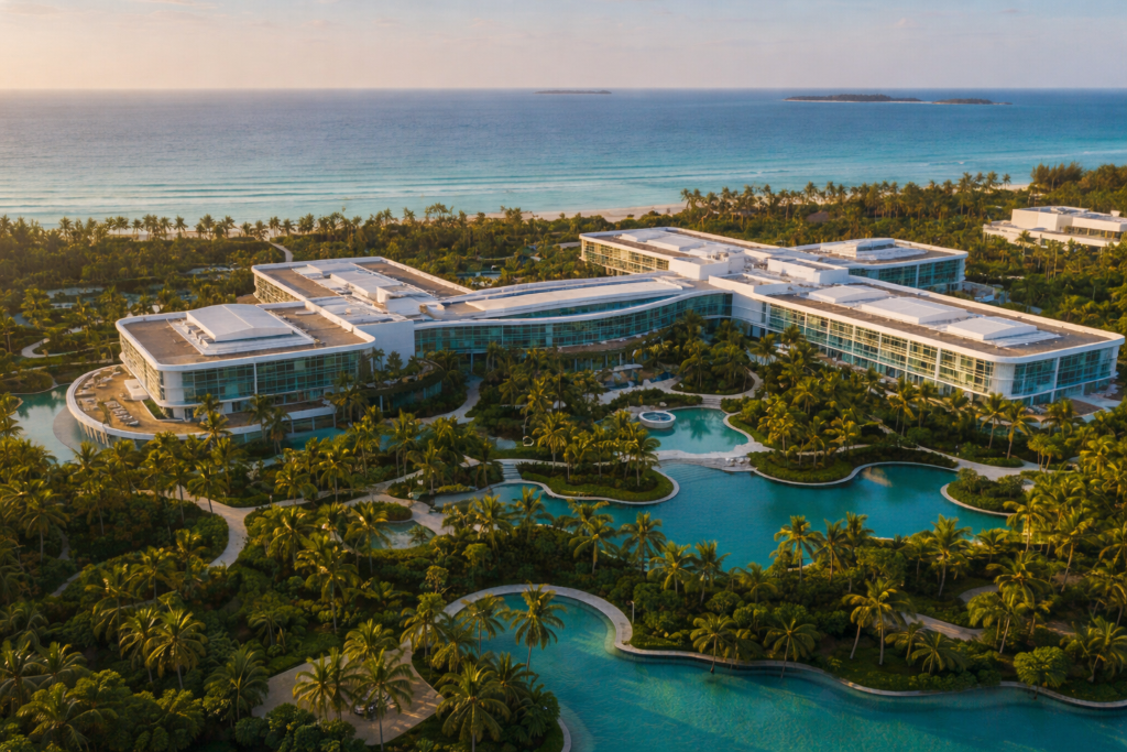 World-class medical facility with ocean view