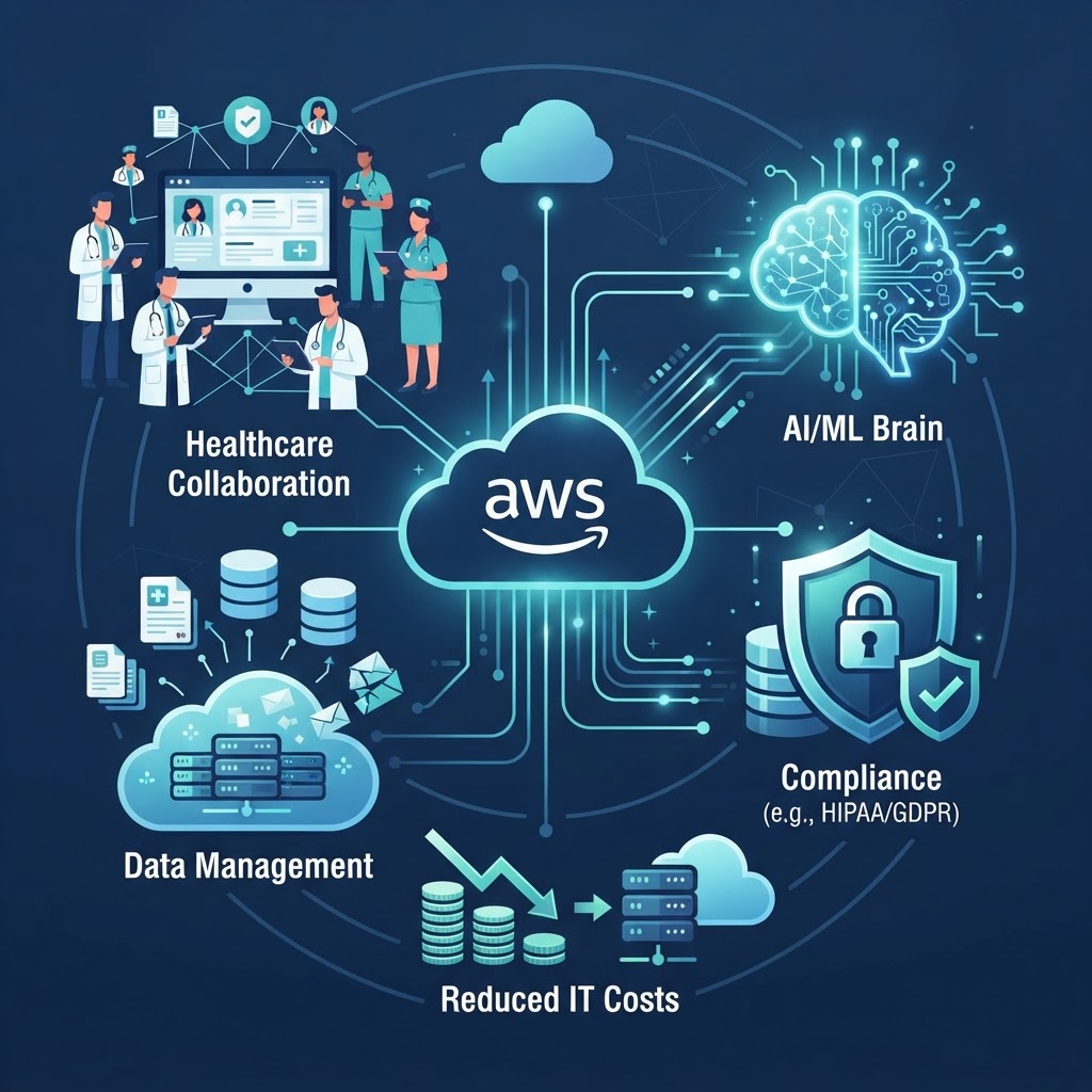 The Importance of AWS Cloud Computing for the Healthcare Industry