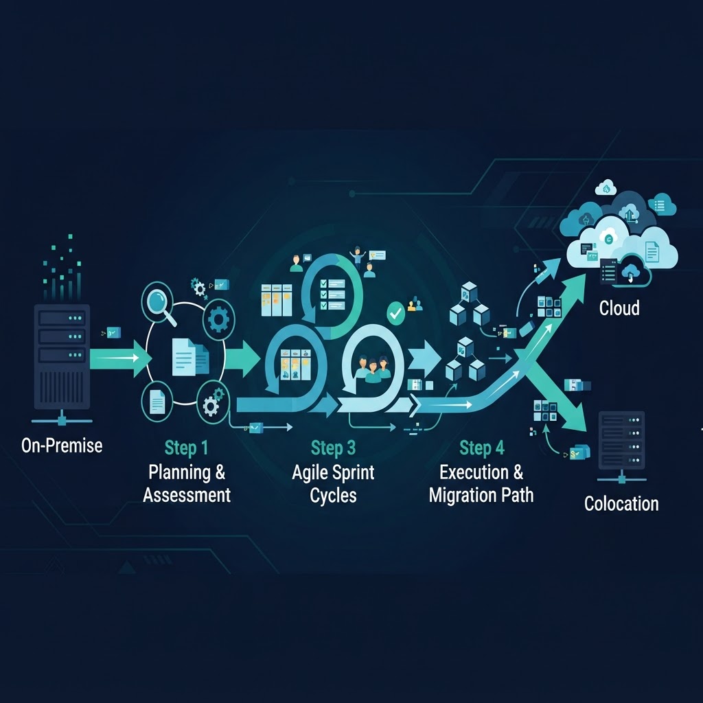 Streamlining Application Migration: A Hybrid-Agile Approach