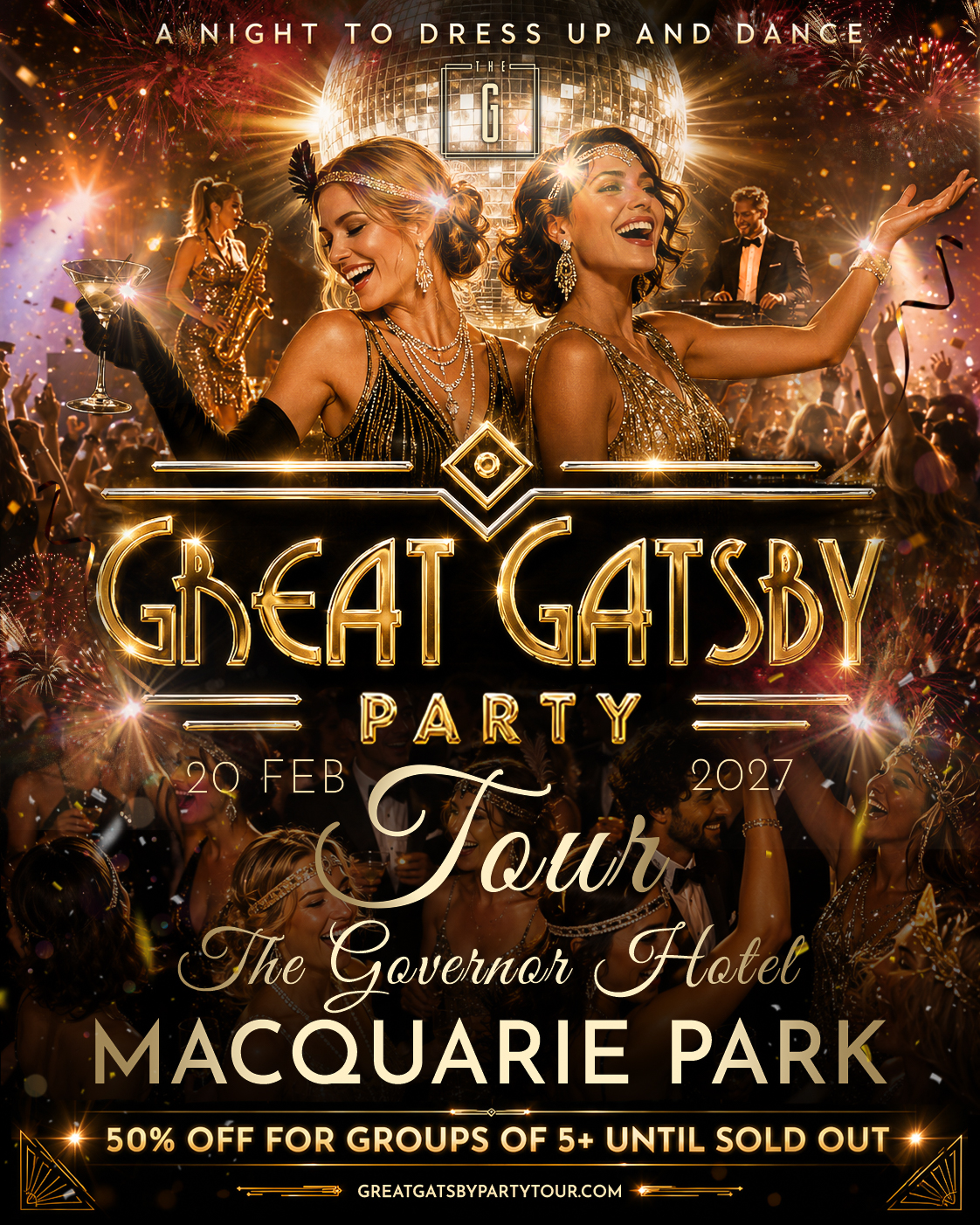 Great Gatsby Party Tour — Macquarie Park 20 February