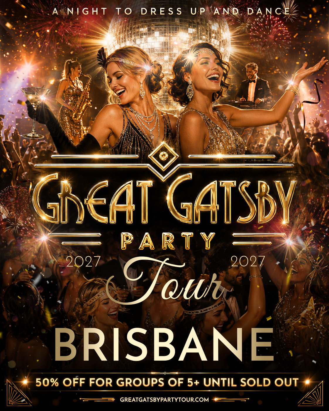 Great Gatsby Party Tour — Brisbane 29 May