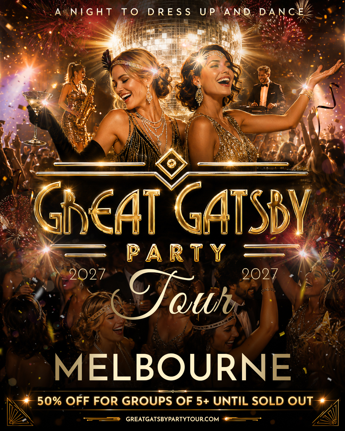 Great Gatsby Party Tour — Melbourne 1 May