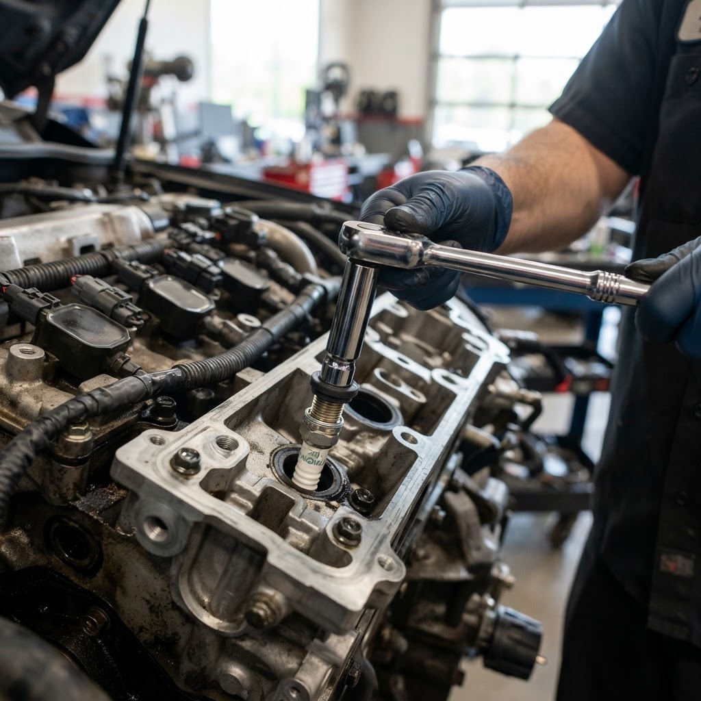 Spark Plug Replacement mobile mechanic in St Paul, MN
