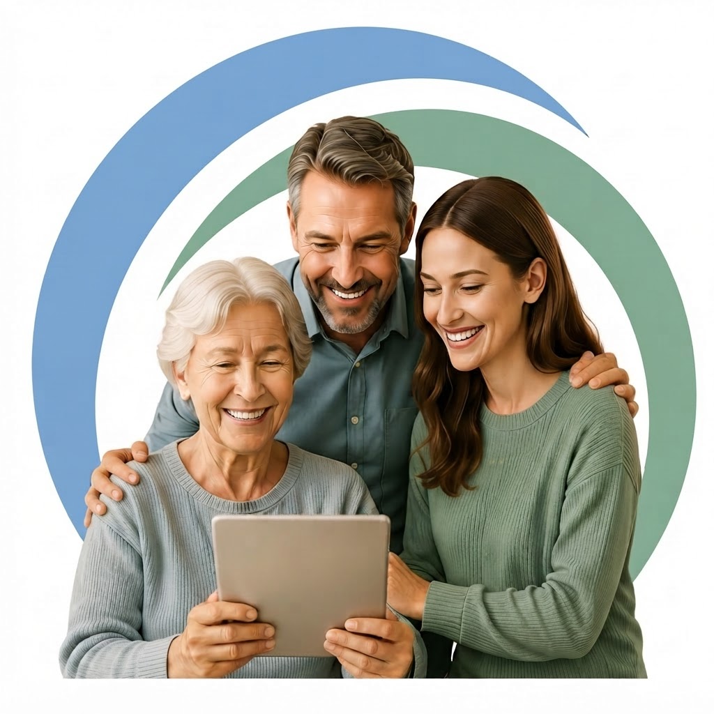 Family using LifeCircle together