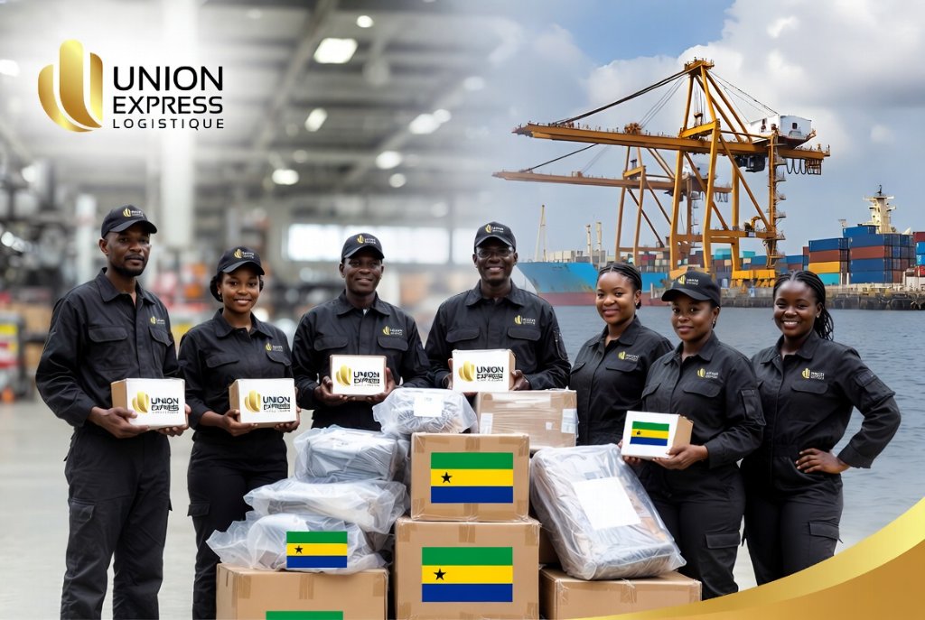 Réseau logistique Union Express entre la Chine et le Gabon