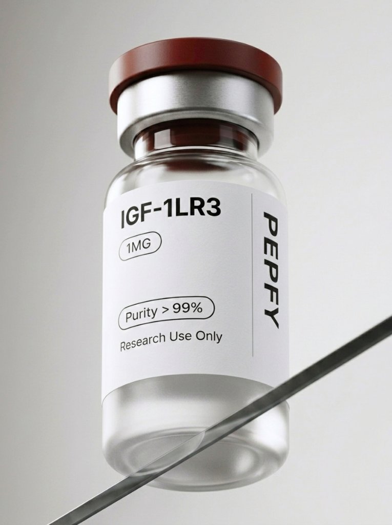 IGF-1 LR3 reference material vial