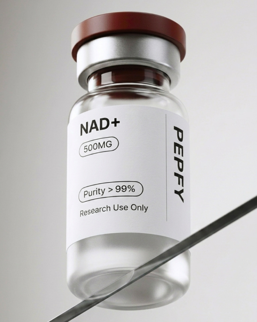 NAD+ reference material vial