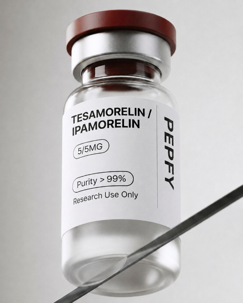 Tesamorelin / Ipamorelin reference material vial