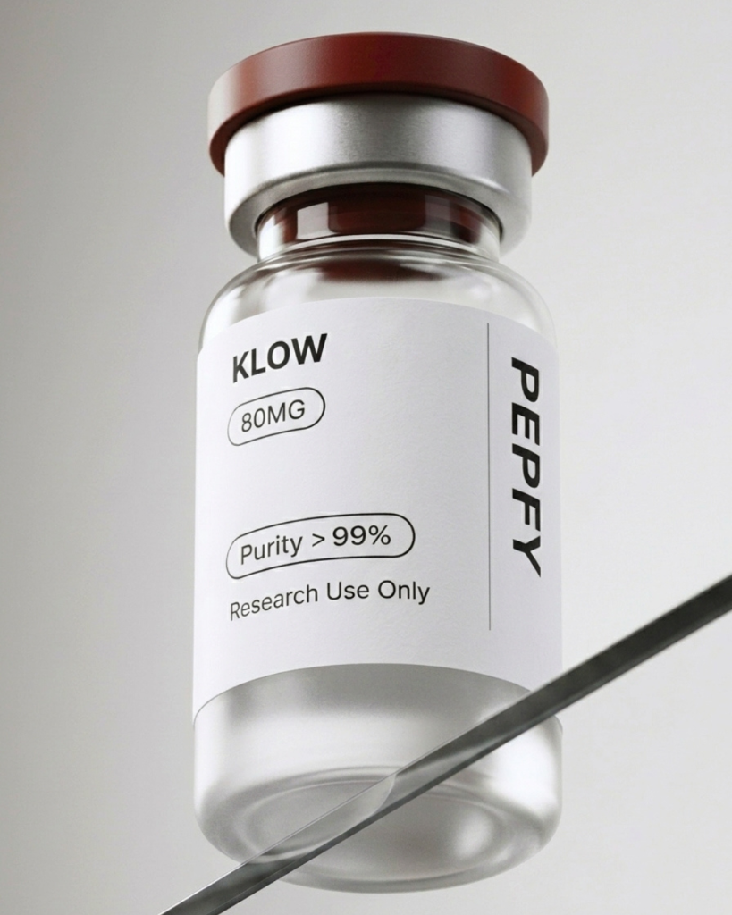 KLOW reference material vial