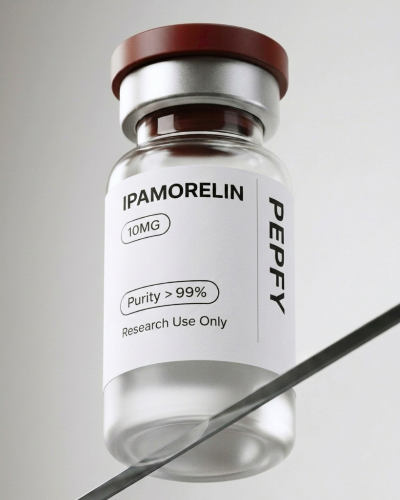 Ipamorelin reference material vial