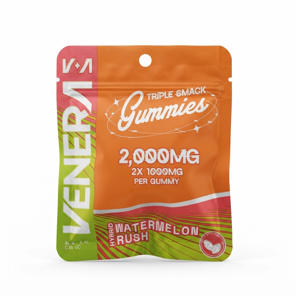 Venera Triple Smack Gummies Watermelon Rush