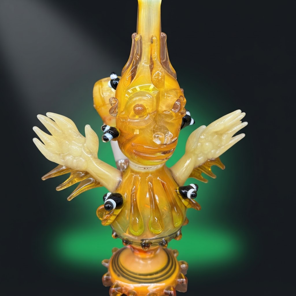 Custom Glass Creature Water Pipe