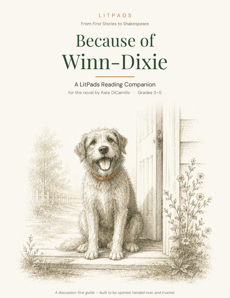 Because of Winn-Dixie study guide cover