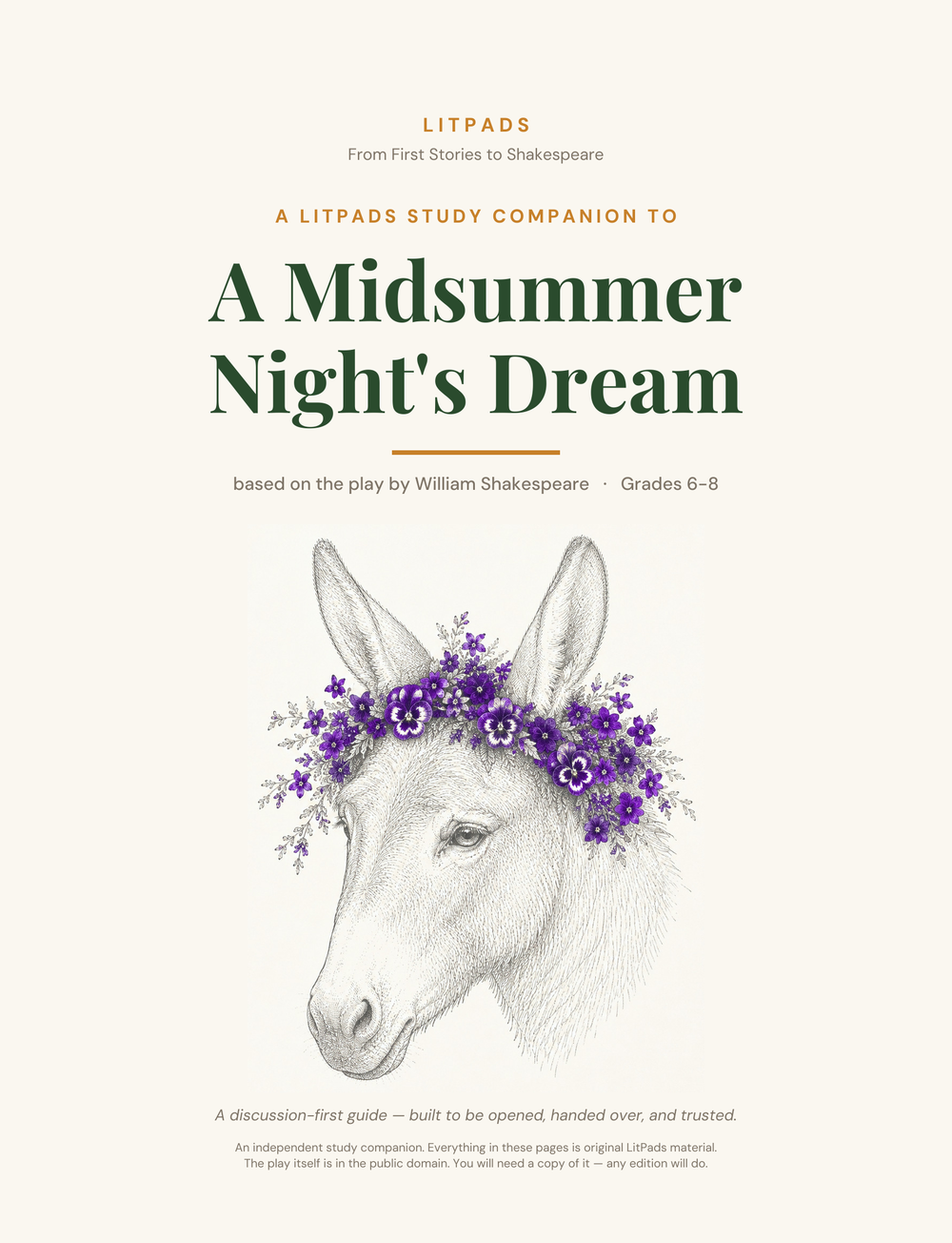 A Midsummer Night's Dream study guide cover