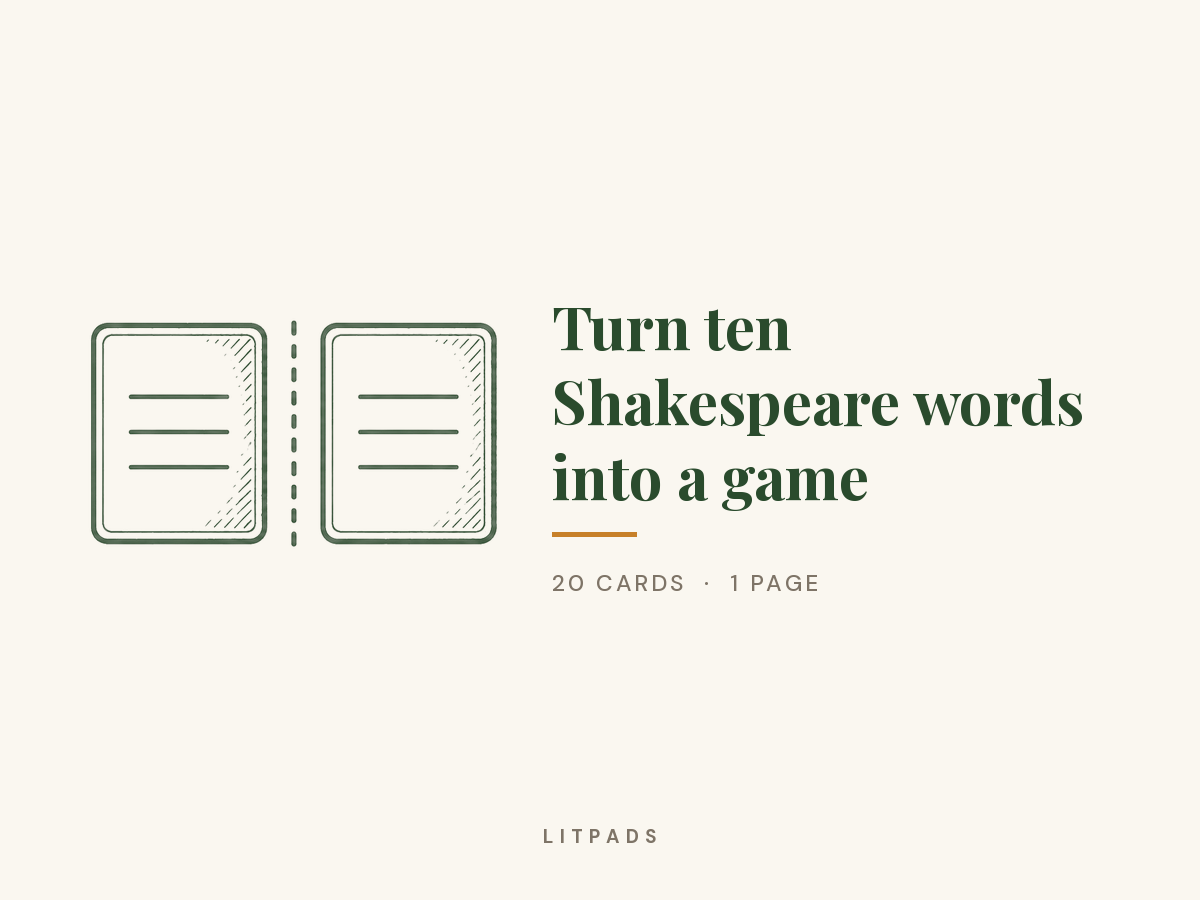 Vocabulary Cards
