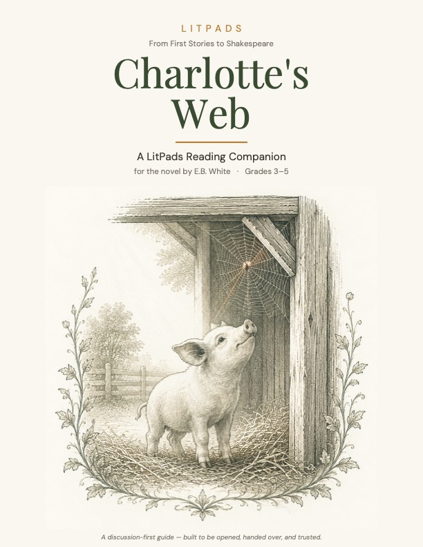 Charlotte's Web LitPad cover