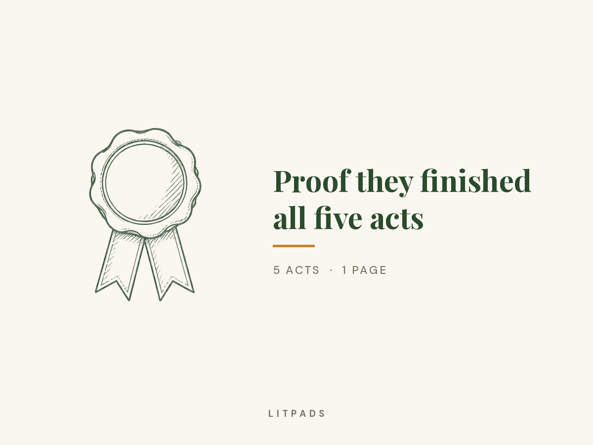 Certificate of Completion