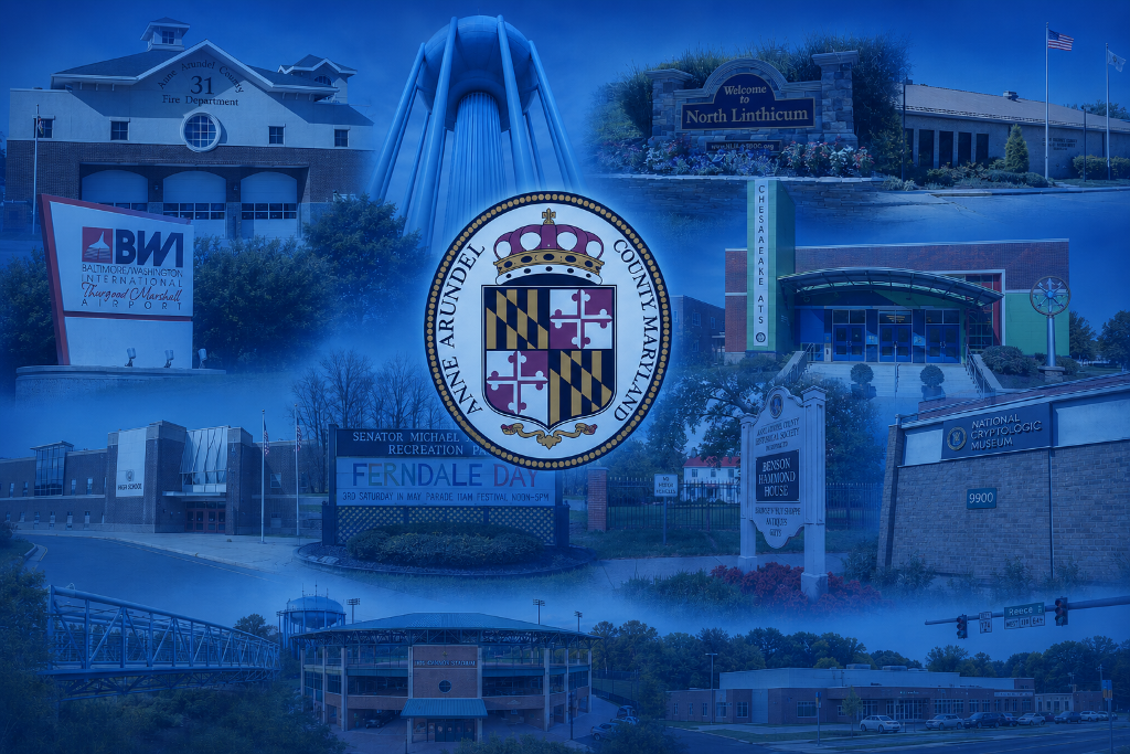 Anne Arundel County landmarks and county seal